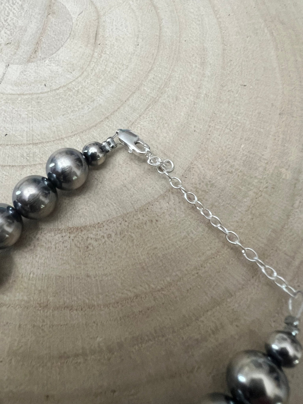 10mm Sterling Pearl Bracelet — 6 inch - Rooted & Reckless Co.