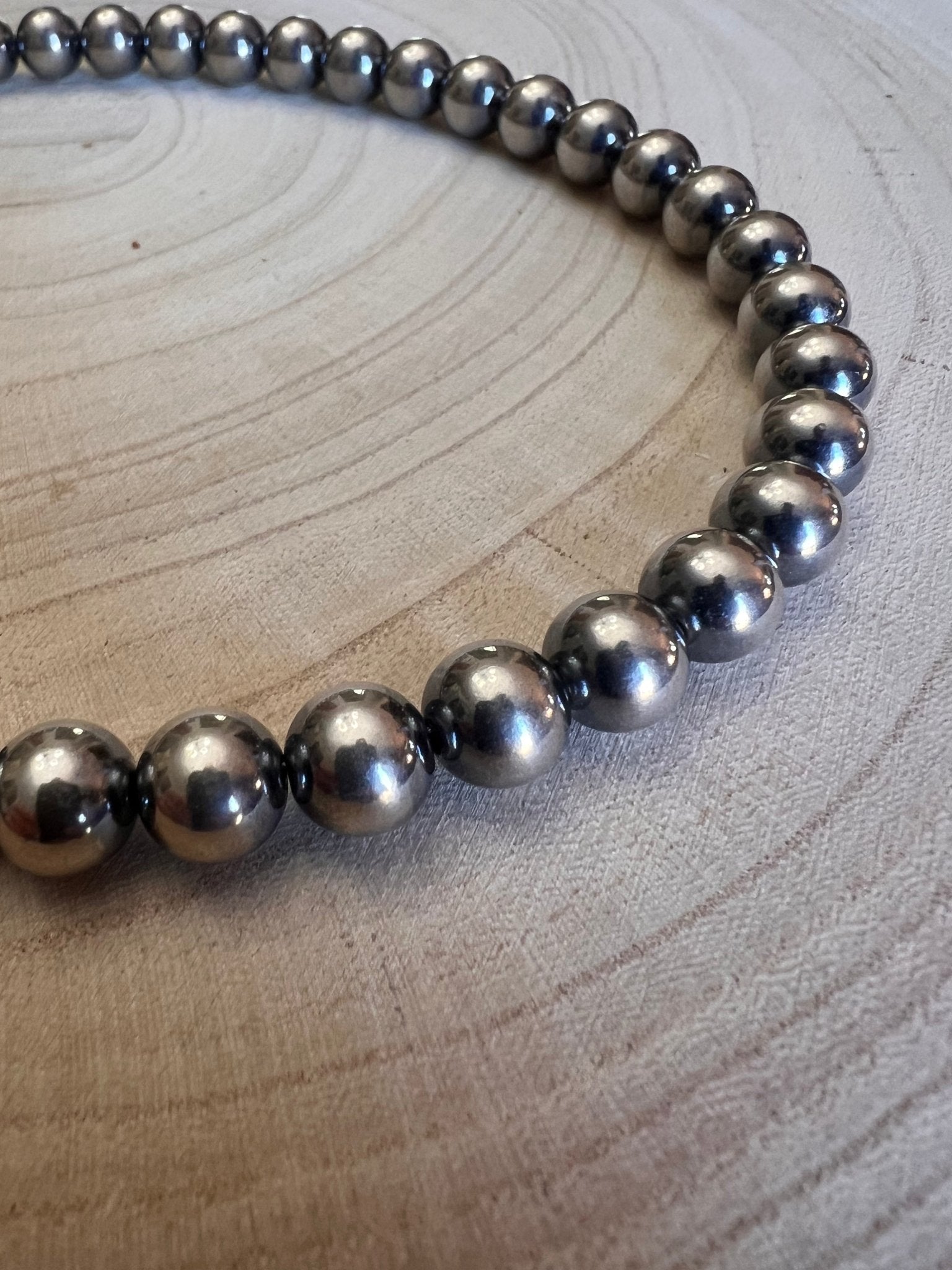 10mm Sterling Pearl Necklace — 18 inch - Rooted & Reckless Co.