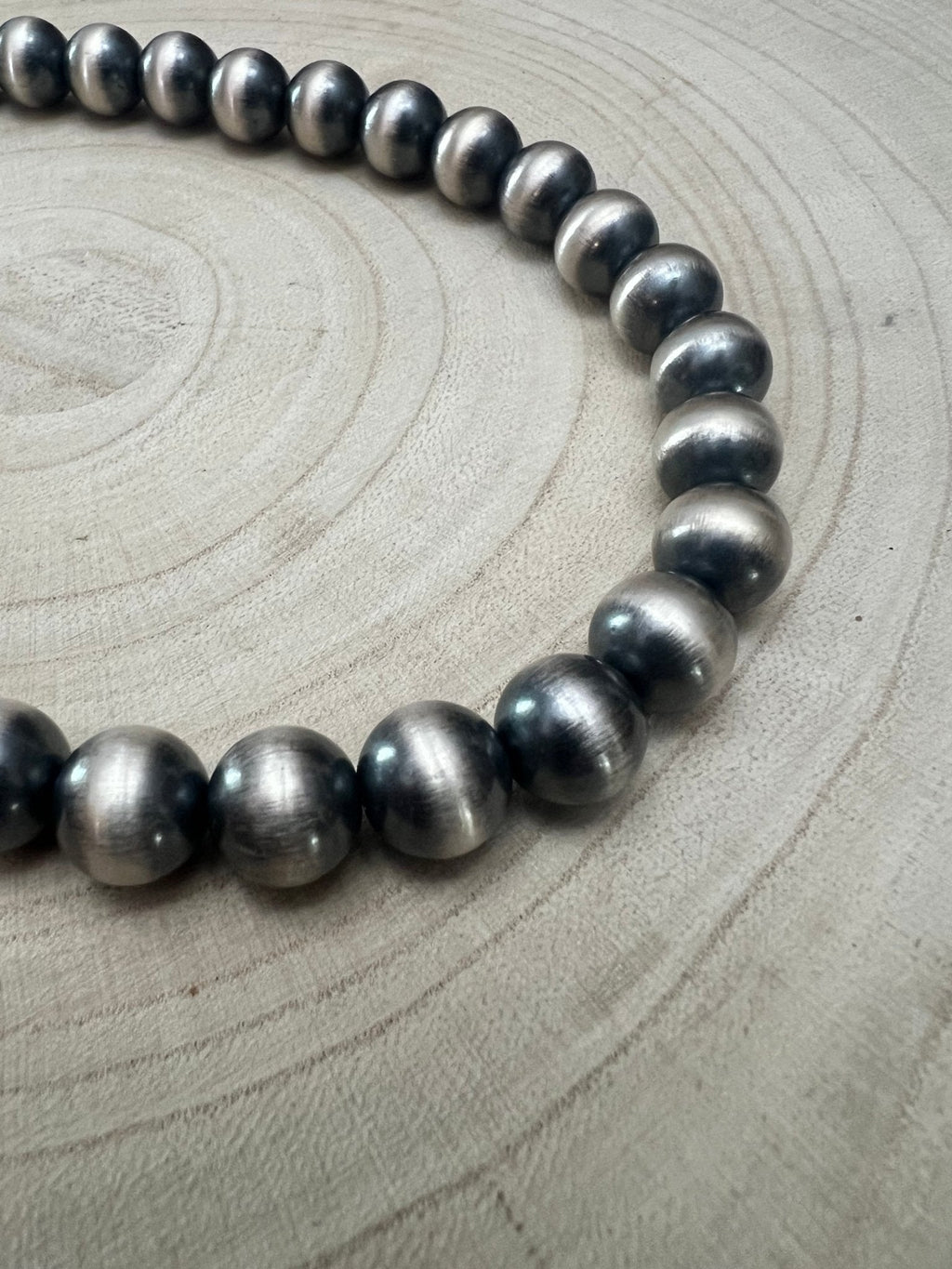 12mm Sterling Pearl Necklace — 18 inch - Rooted & Reckless Co.