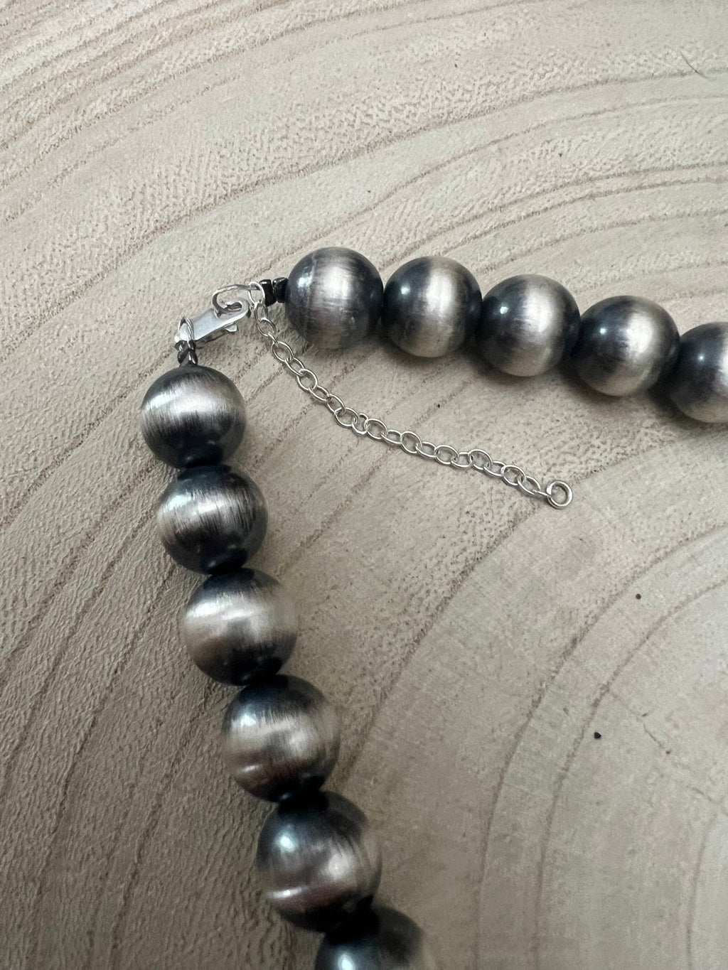 12mm Sterling Pearl Necklace — 18 inch - Rooted & Reckless Co.
