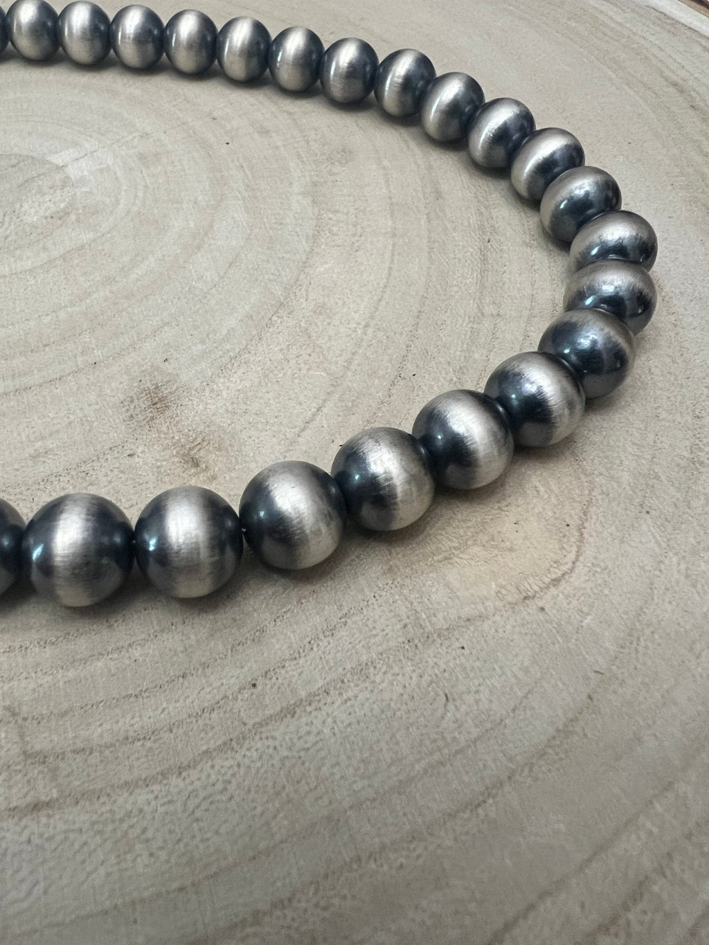 12mm Sterling Pearl Necklace — 20 inch - Rooted & Reckless Co.