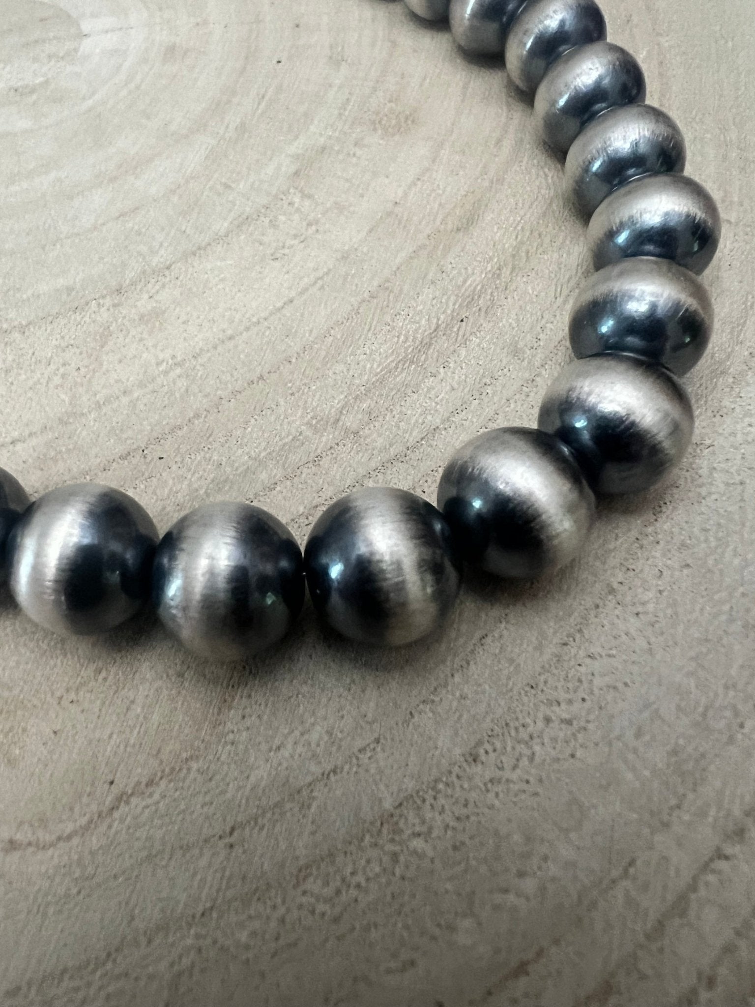 12mm Sterling Pearl Necklace — 20 inch - Rooted & Reckless Co.
