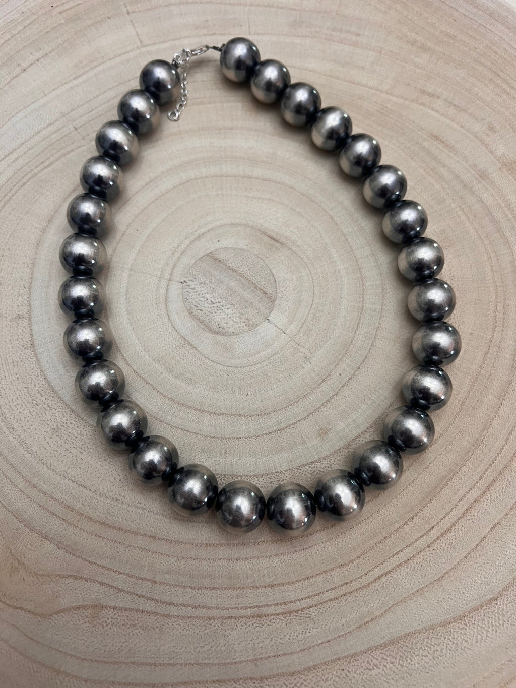 14mm Sterling Pearl Necklace — 16 inch - Rooted & Reckless Co.