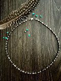 17.5” Sterling Torpedo Pearl Necklace - Rooted & Reckless Co.
