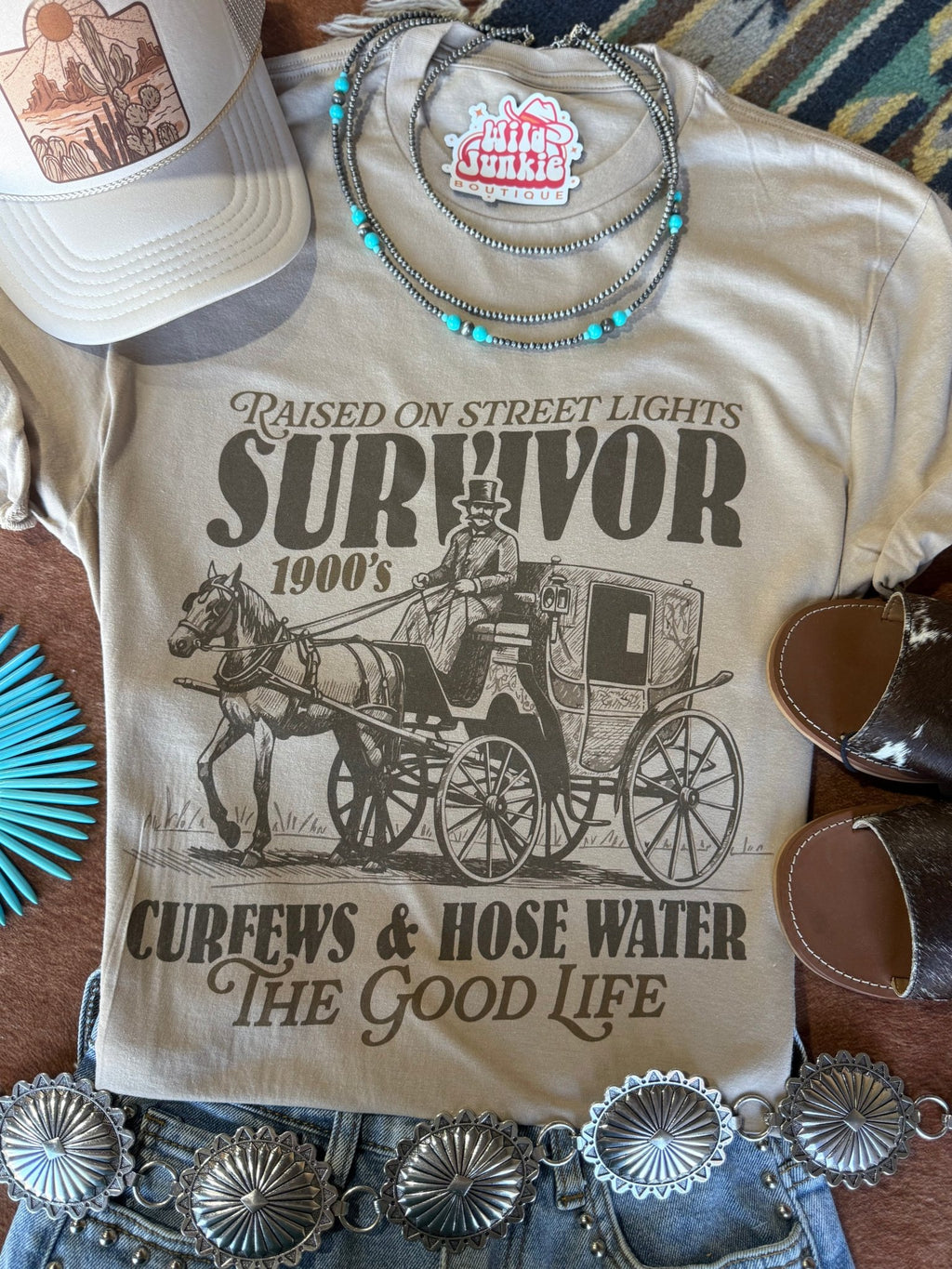 1900's Survivor Graphic Tee - Rooted & Reckless Co.