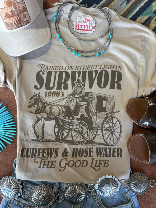 1900's Survivor Graphic Tee - Rooted & Reckless Co.