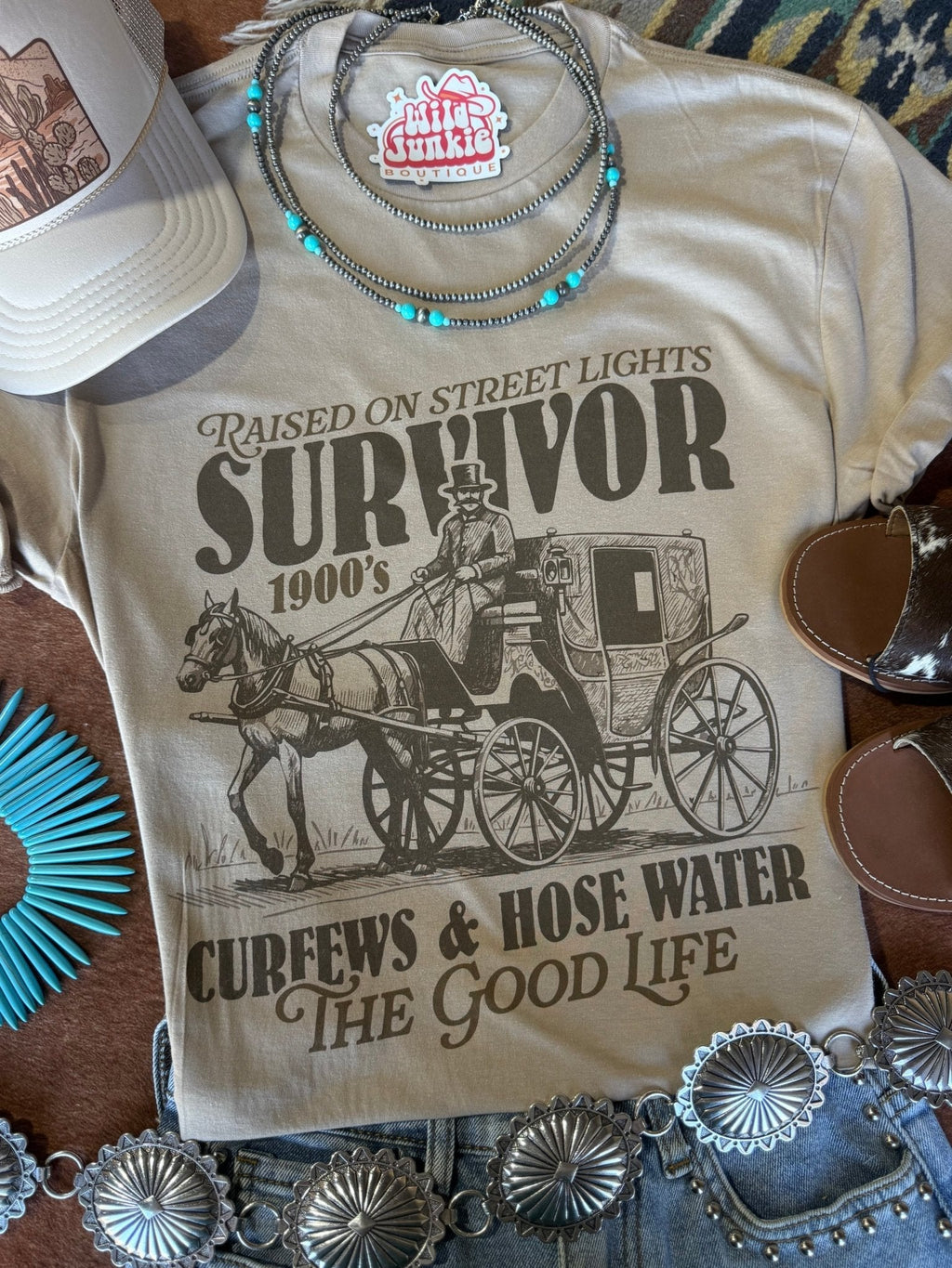 1900's Survivor Graphic Tee - Rooted & Reckless Co.
