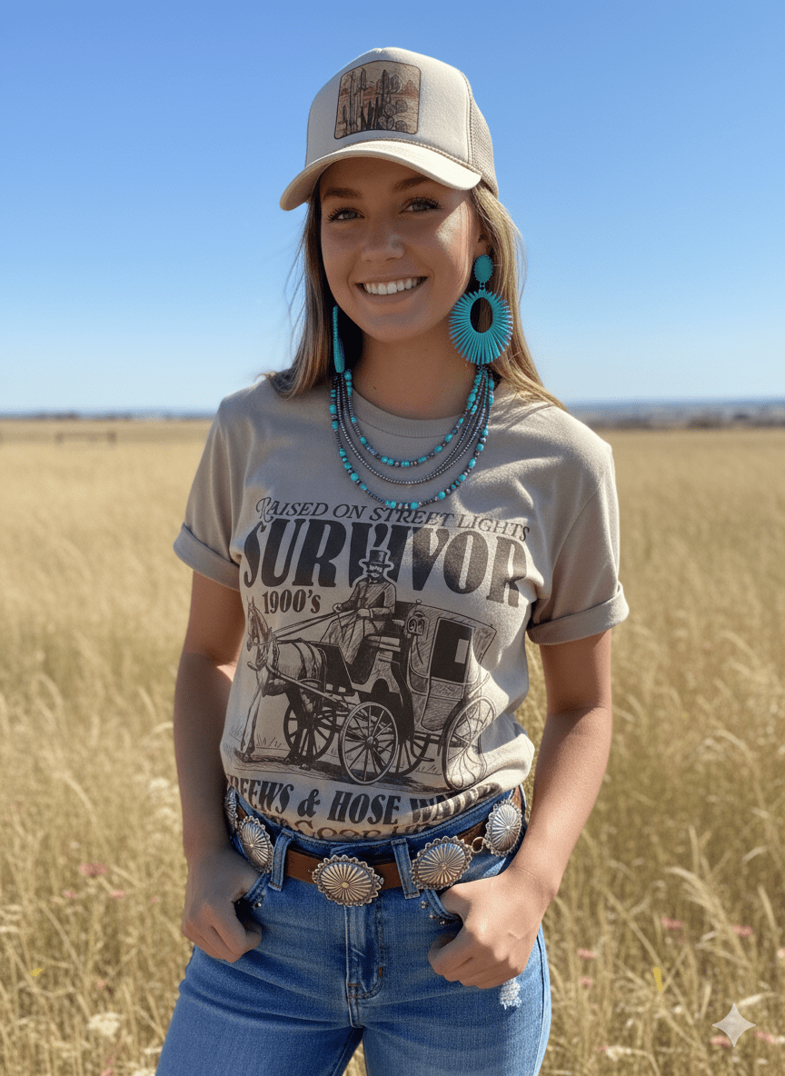 1900's Survivor Graphic Tee - Rooted & Reckless Co.