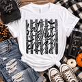 T-Shirt – 'Bat Sh*t Crazy' Distressed Script Graphic Tee