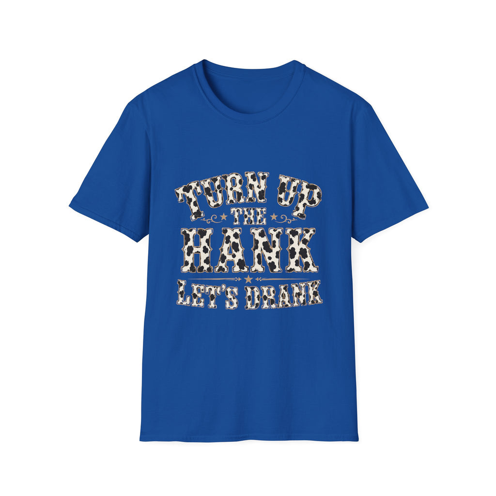 Turn Up the Hank T-Shirt — Leopard Western Graphic Tee