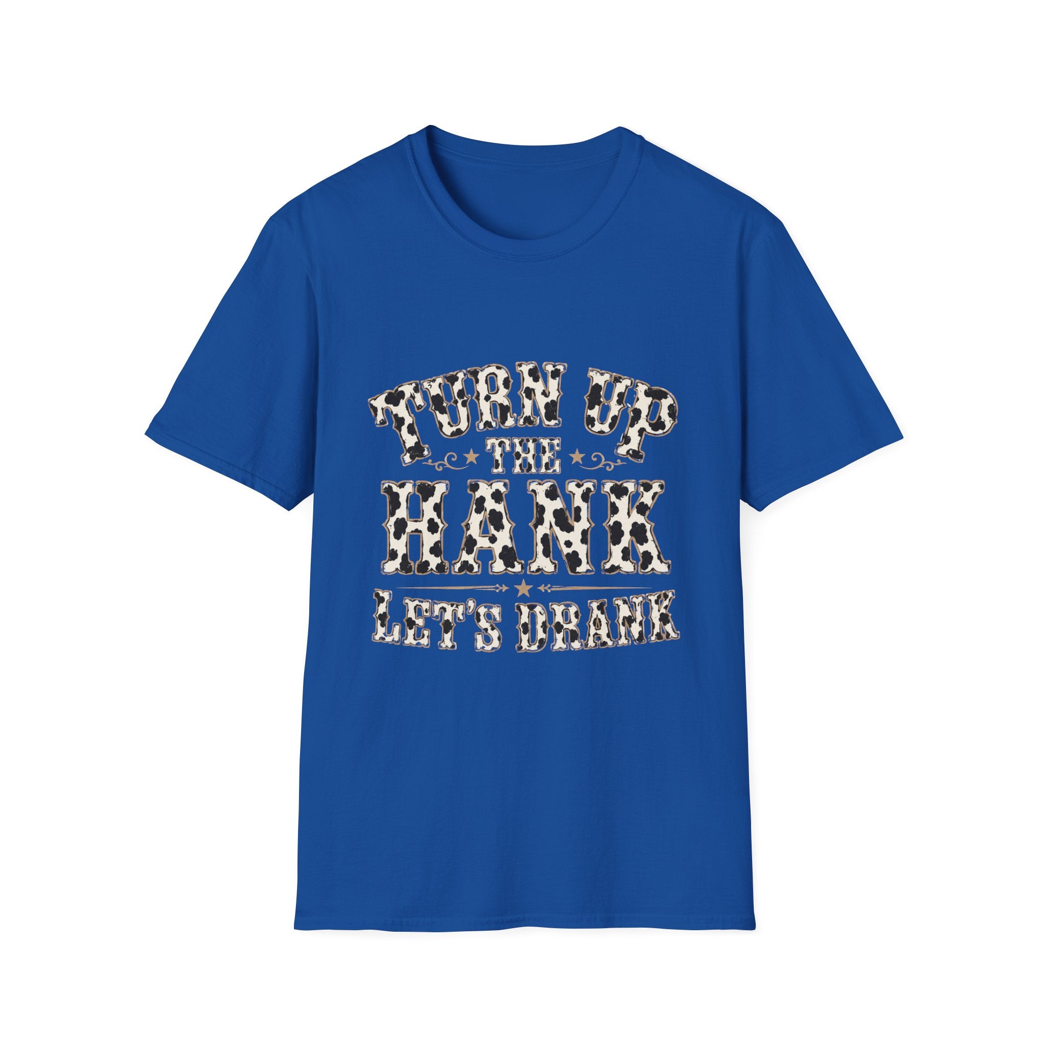 Turn Up the Hank T-Shirt — Leopard Western Graphic Tee