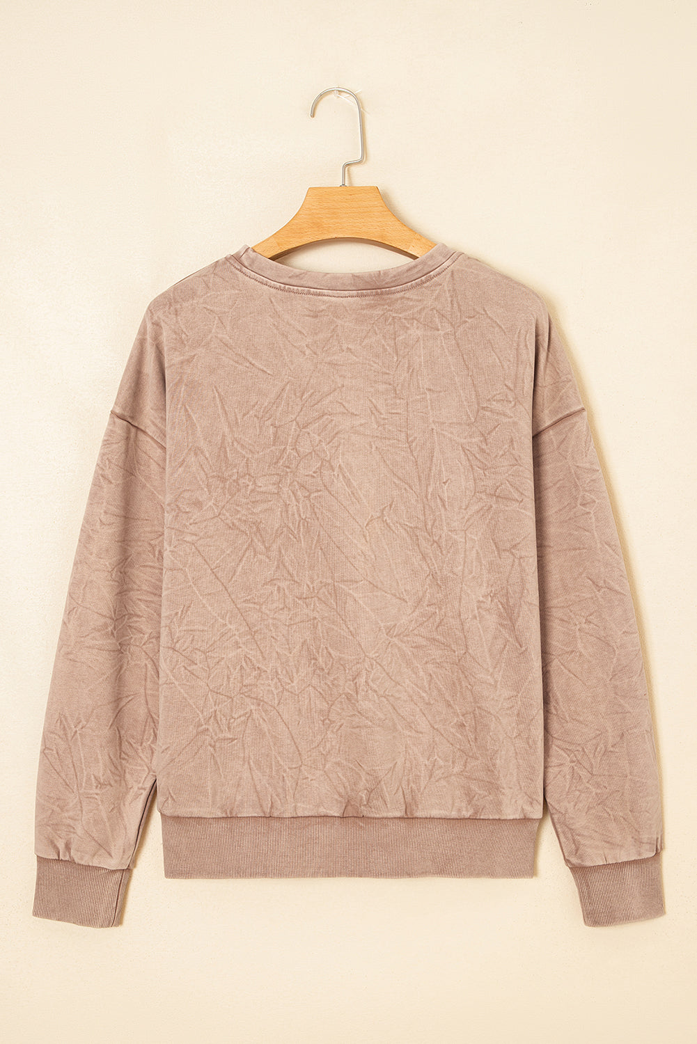 Saved by Grace Embroidered Mineral Wash Loose Sweatshirt