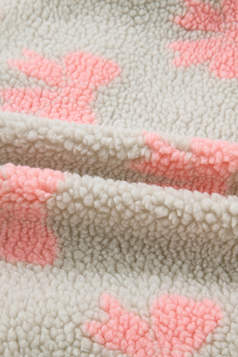 Bow Tie Sherpa Quarter Zip Sweatshirt