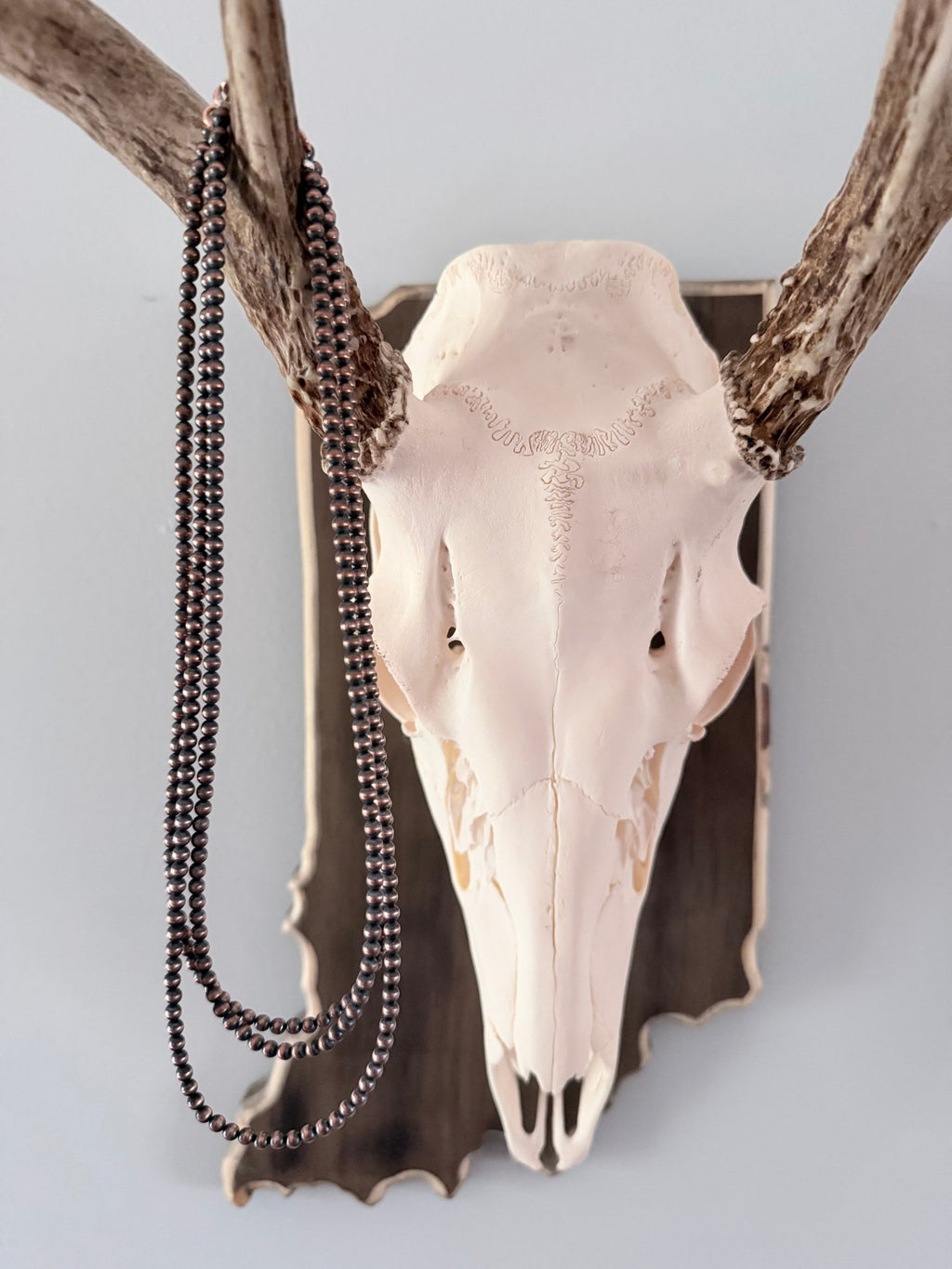 3mm Copper Pearl Necklace - Rooted & Reckless Co.