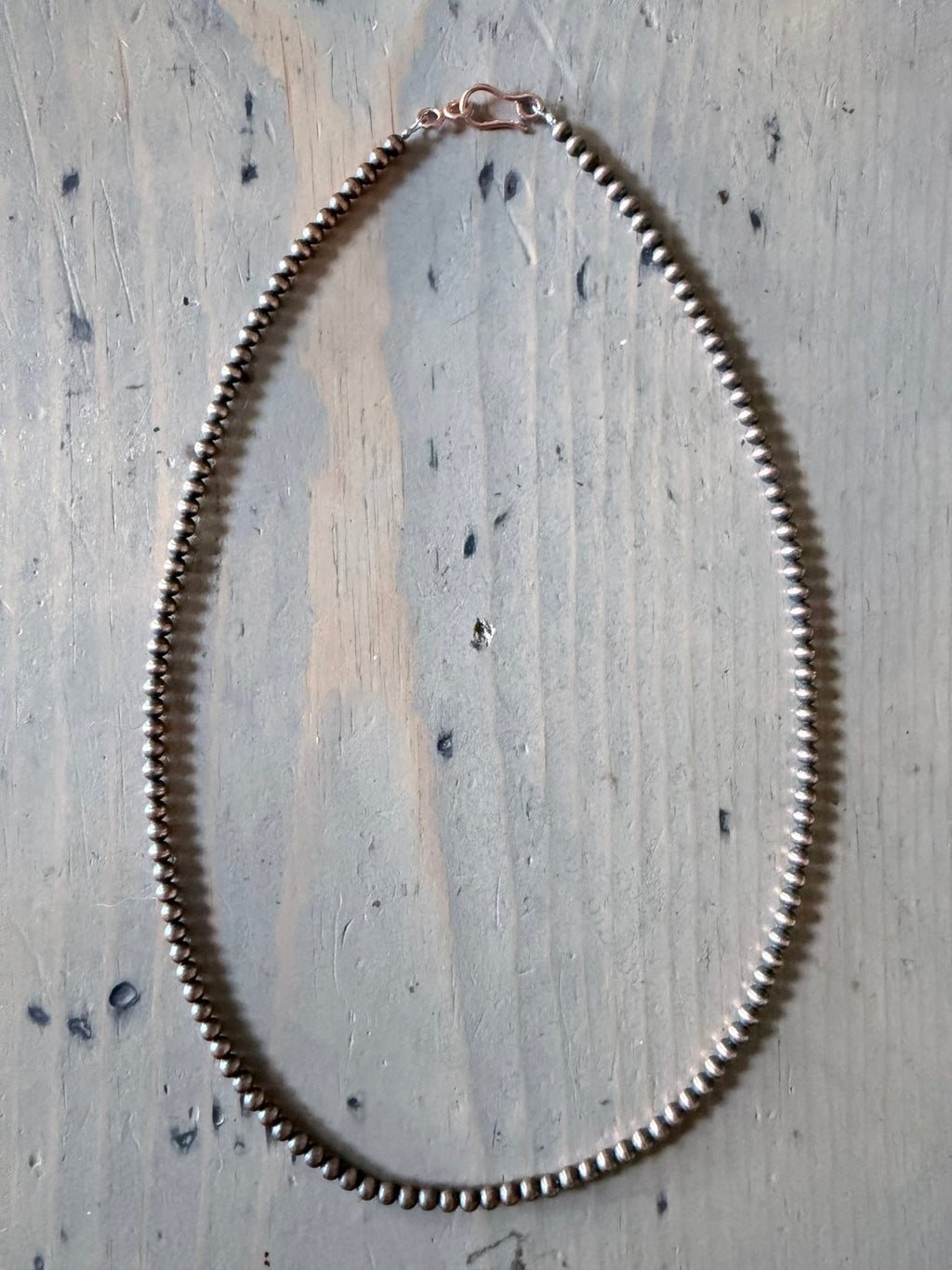 3mm Copper Pearl Necklace - Rooted & Reckless Co.