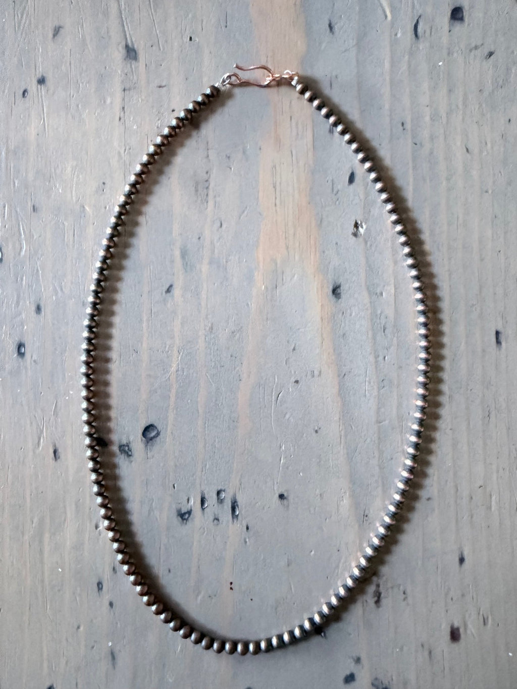 3mm Copper Pearl Necklace - Rooted & Reckless Co.