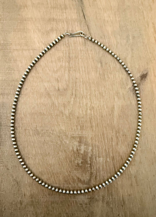 3mm Sterling Pearl Necklace - Rooted & Reckless Co.