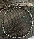 4 and 6 mm sterling pearl necklace, round and torpedo - Rooted & Reckless Co.