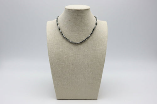 4mm Faux Pearl Western Necklace — 16 Inch with Extender - Rooted & Reckless Co.