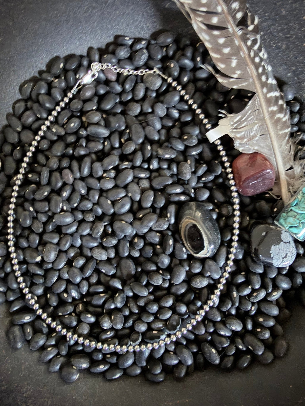 4mm Sterling Pearl Choker 14” - Rooted & Reckless Co.