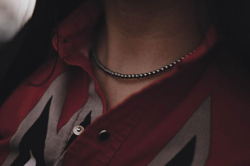 4mm Sterling Pearl Choker — 14 inch - Rooted & Reckless Co.