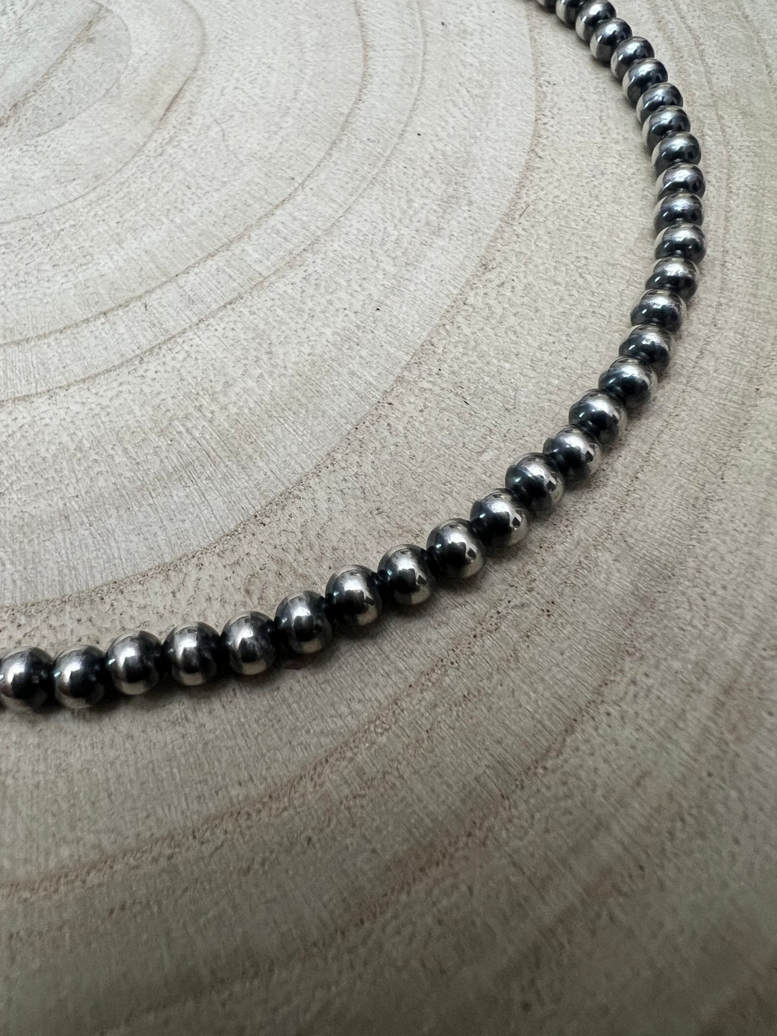 5mm Sterling Pearl Choker — 14 inch - Rooted & Reckless Co.