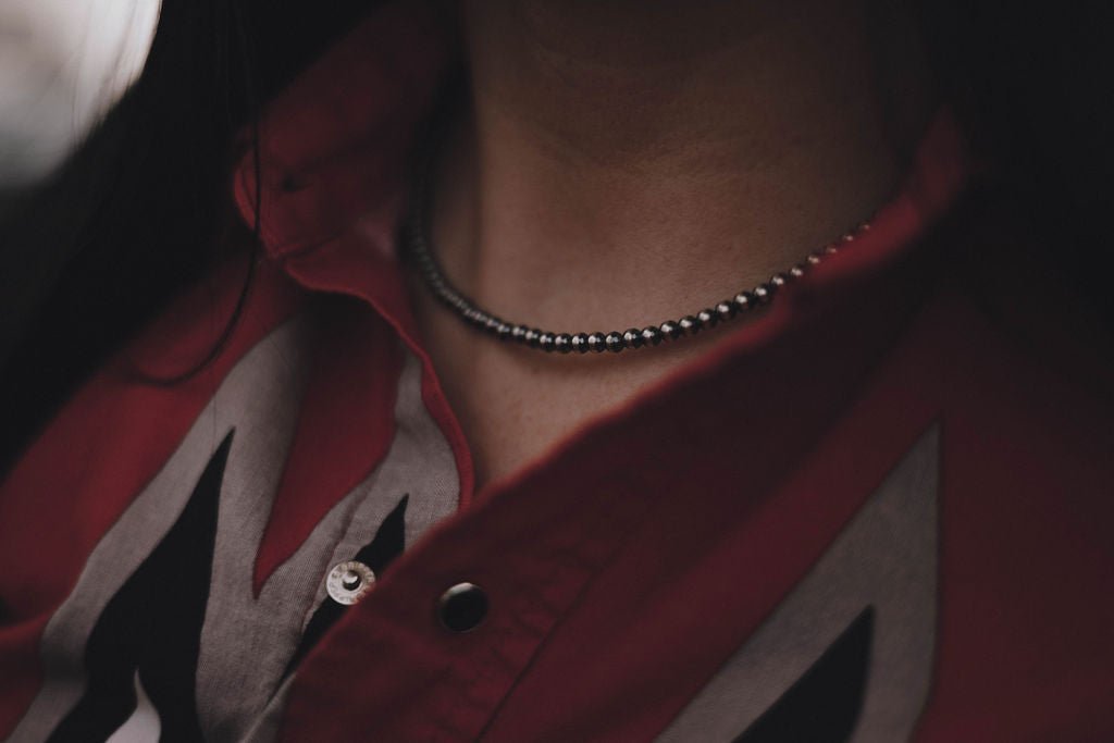 5mm Sterling Pearl Choker — 14 inch - Rooted & Reckless Co.