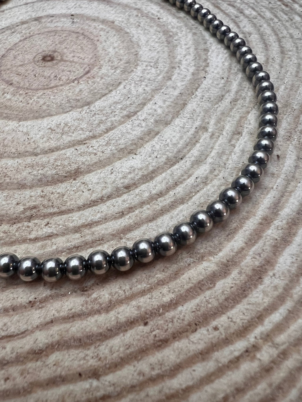 5mm Sterling Pearl Necklace — 16 inch - Rooted & Reckless Co.