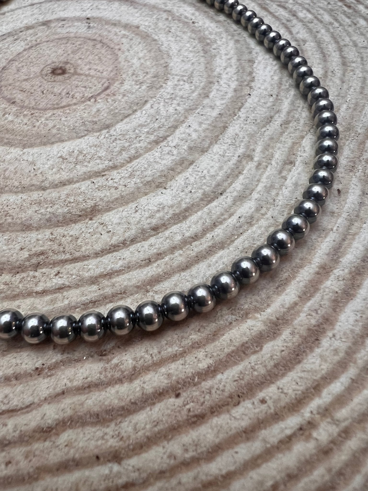 5mm Sterling Pearl Necklace — 16 inch - Rooted & Reckless Co.