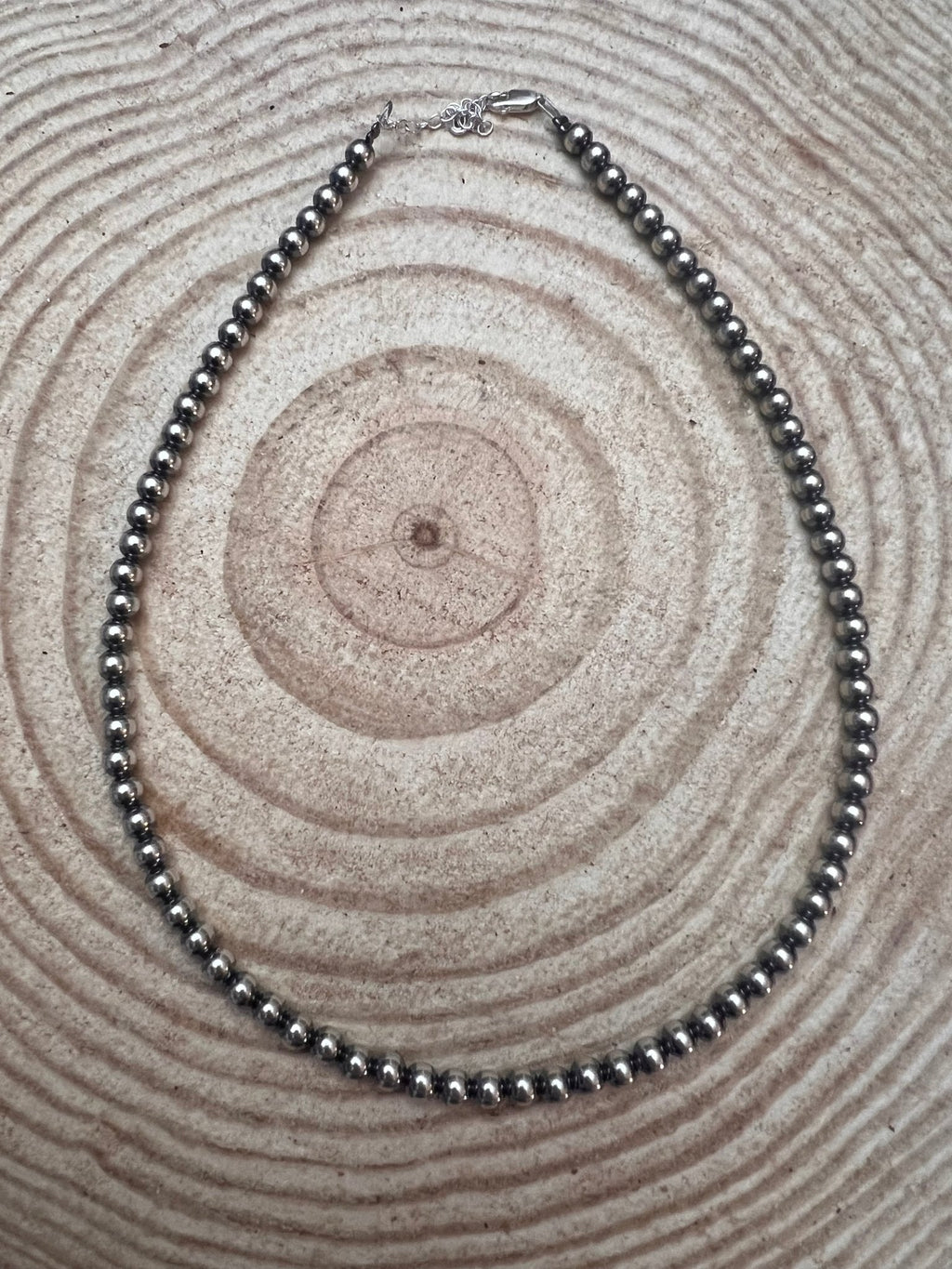 5mm Sterling Pearl Necklace — 16 inch - Rooted & Reckless Co.
