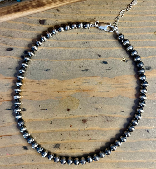 6 mm Sterling Pearl Necklace - Rooted & Reckless Co.