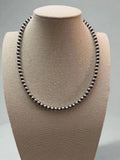 6mm Sterling Pearl Necklace — 18 inch - Rooted & Reckless Co.