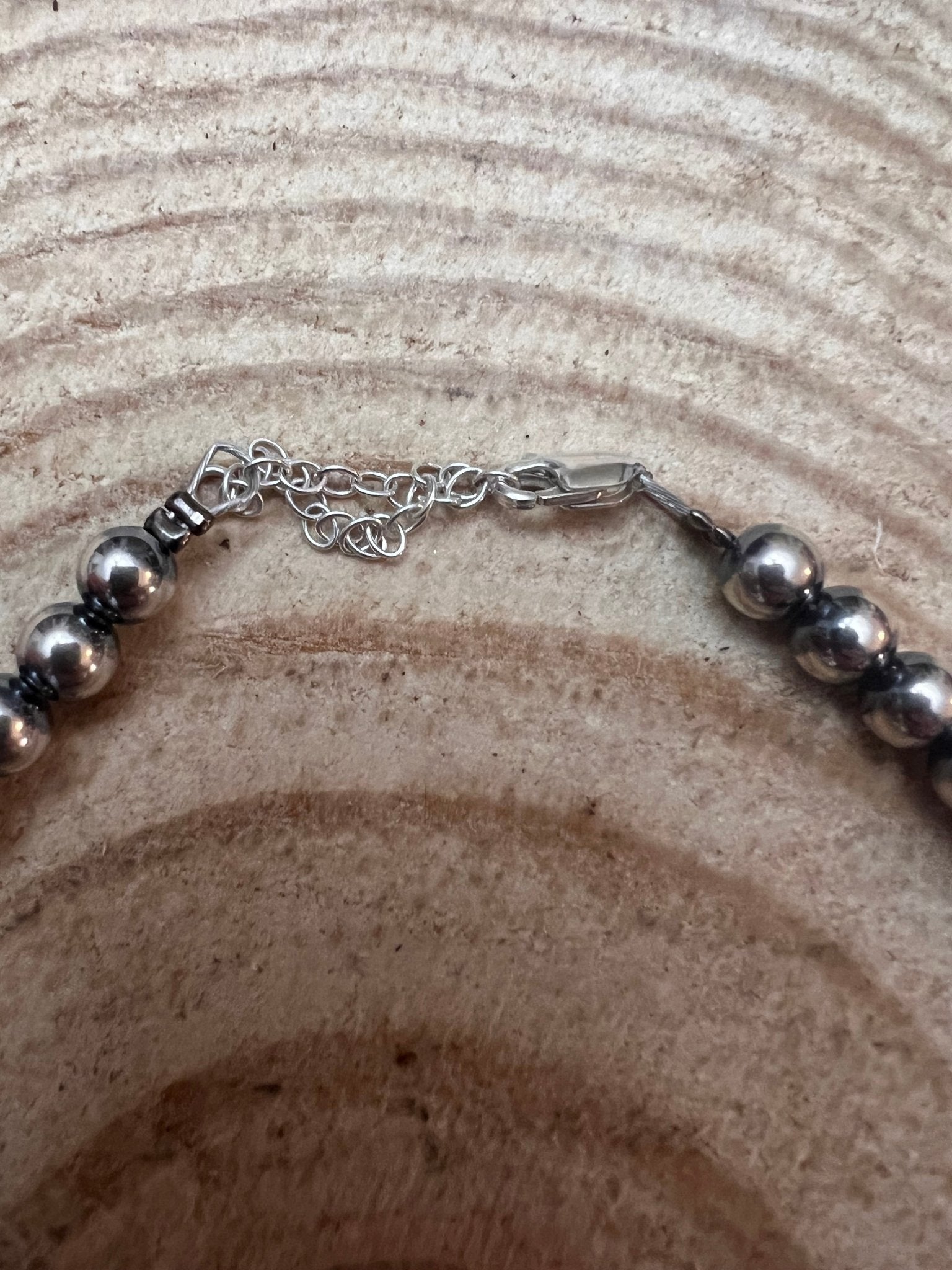 6mm Sterling Pearl Necklace — 18 inch - Rooted & Reckless Co.