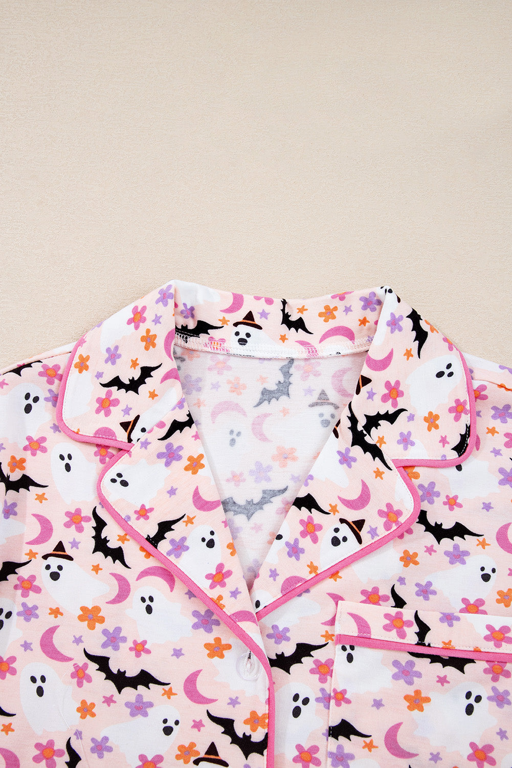 Halloween Ghosts & Bats Pajama Set