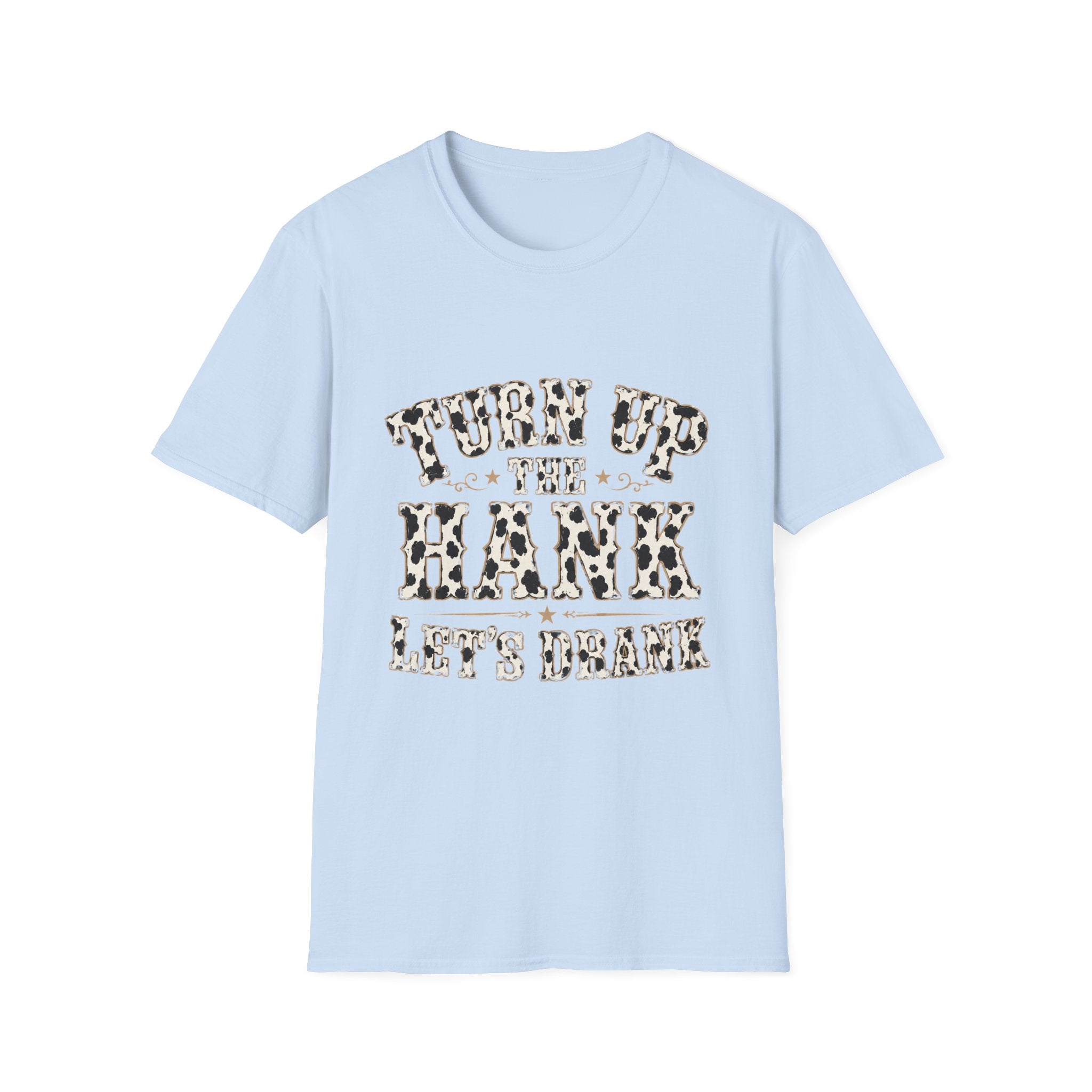 Turn Up the Hank T-Shirt — Leopard Western Graphic Tee