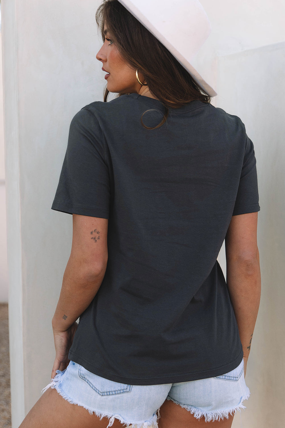 RISE WITH THE SUN Western Crewneck Tee