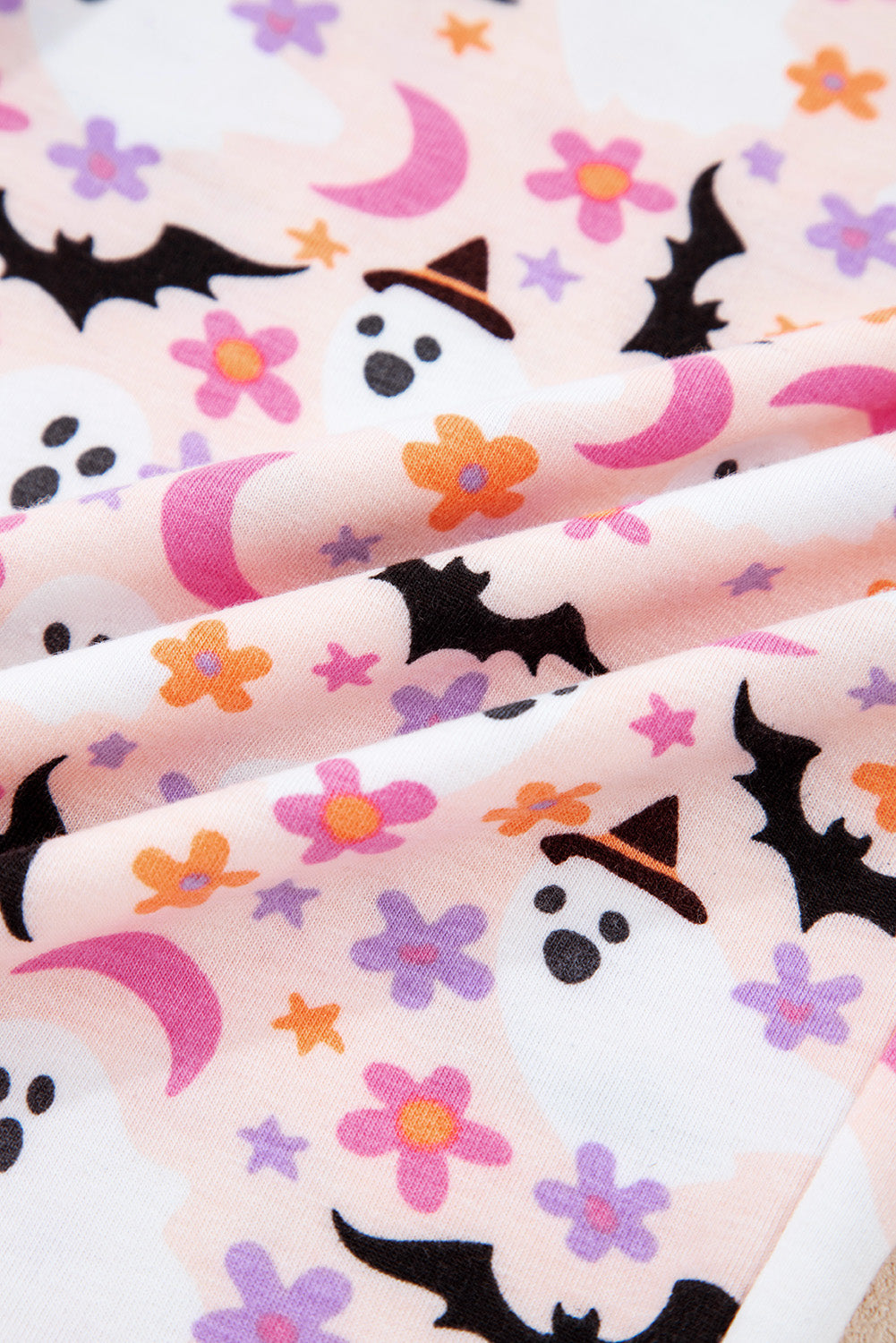 Halloween Ghosts & Bats Pajama Set