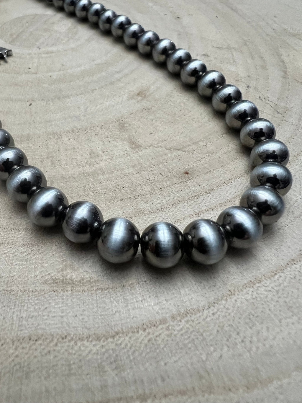 8mm Fashion Pearl Choker Necklace & Earring Set — Western Adjustable Set - Rooted & Reckless Co.
