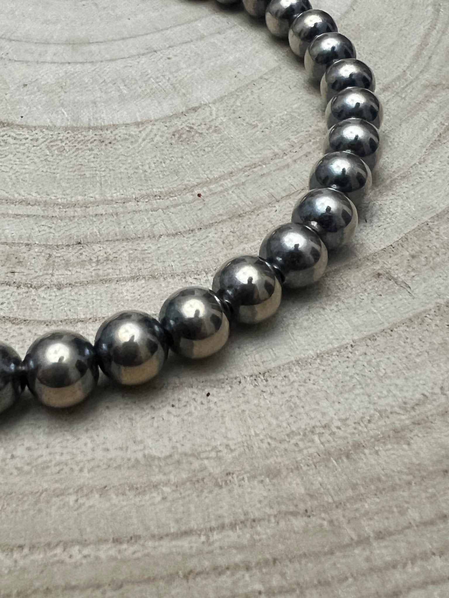 8mm Sterling Pearl Necklace — 14 inch - Rooted & Reckless Co.