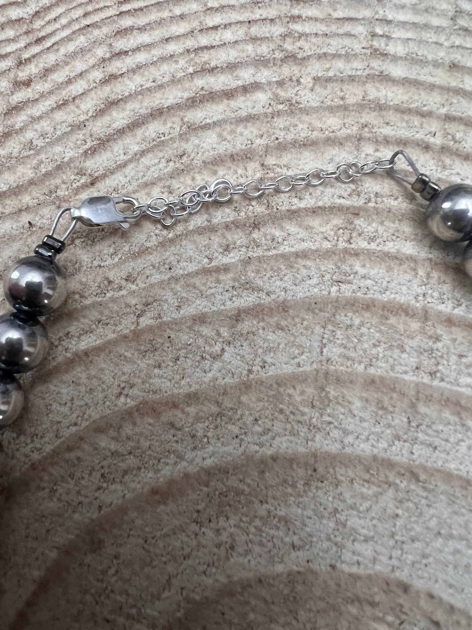 8mm Sterling Pearl Necklace — 16 inch - Rooted & Reckless Co.