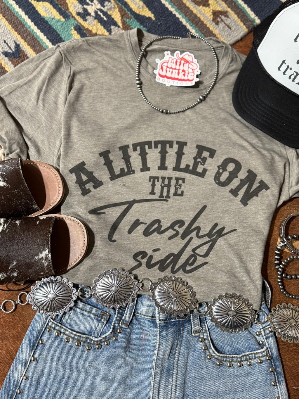 A Little On The Trashy Side Graphic Tee - Rooted & Reckless Co.