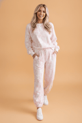 Abstract Camo Long Sleeve Top & Drawstring Pants Set - Rooted & Reckless Co.