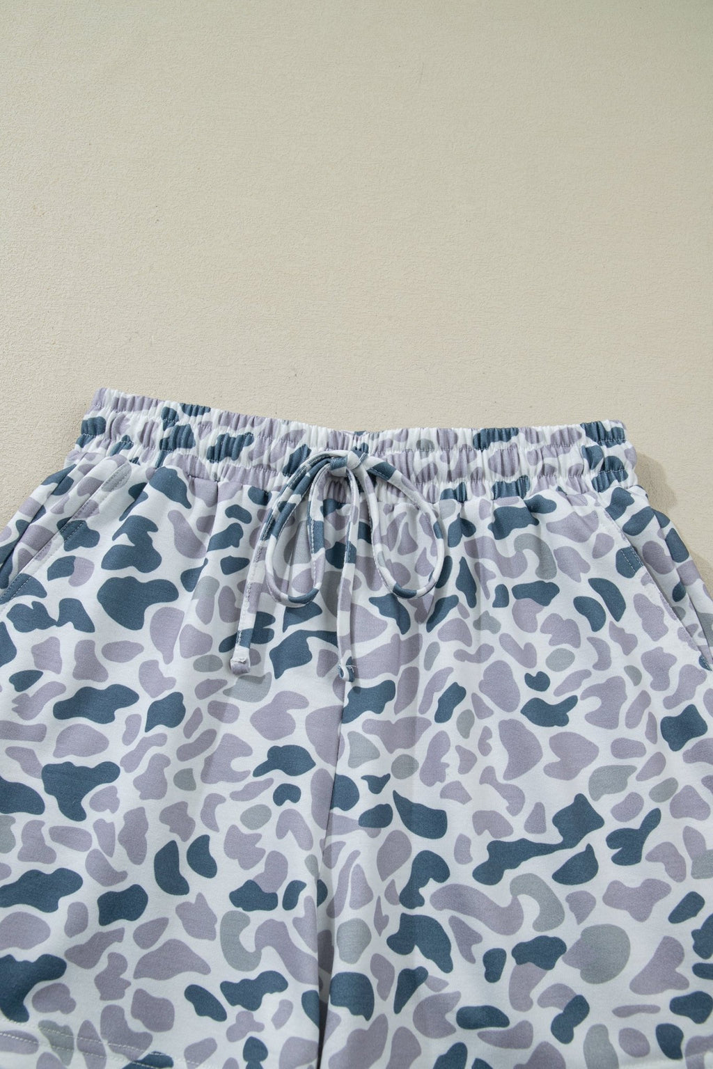 Abstract Camo Polo Collar T-Shirt & Shorts Set - Rooted & Reckless Co.