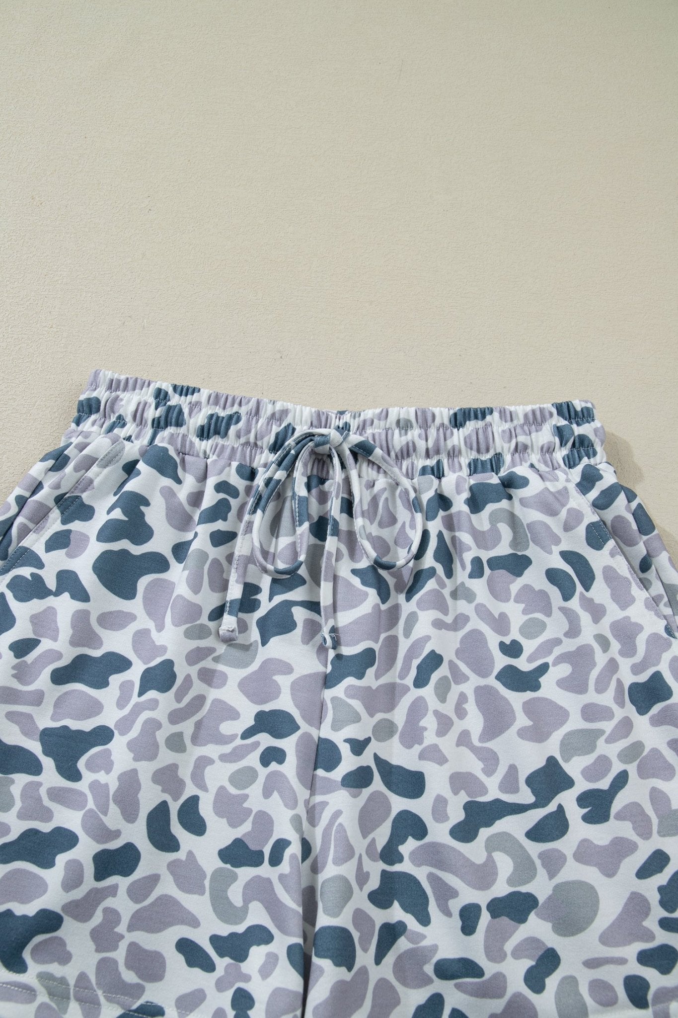 Abstract Camo Polo Collar T-Shirt & Shorts Set - Rooted & Reckless Co.