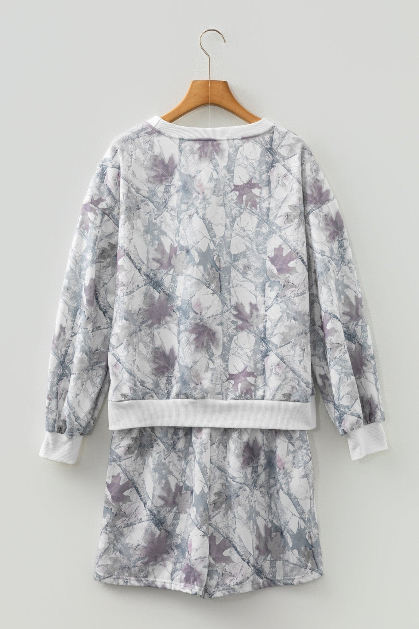 Abstract Camo Pullover & Drawstring Shorts Set - Rooted & Reckless Co.