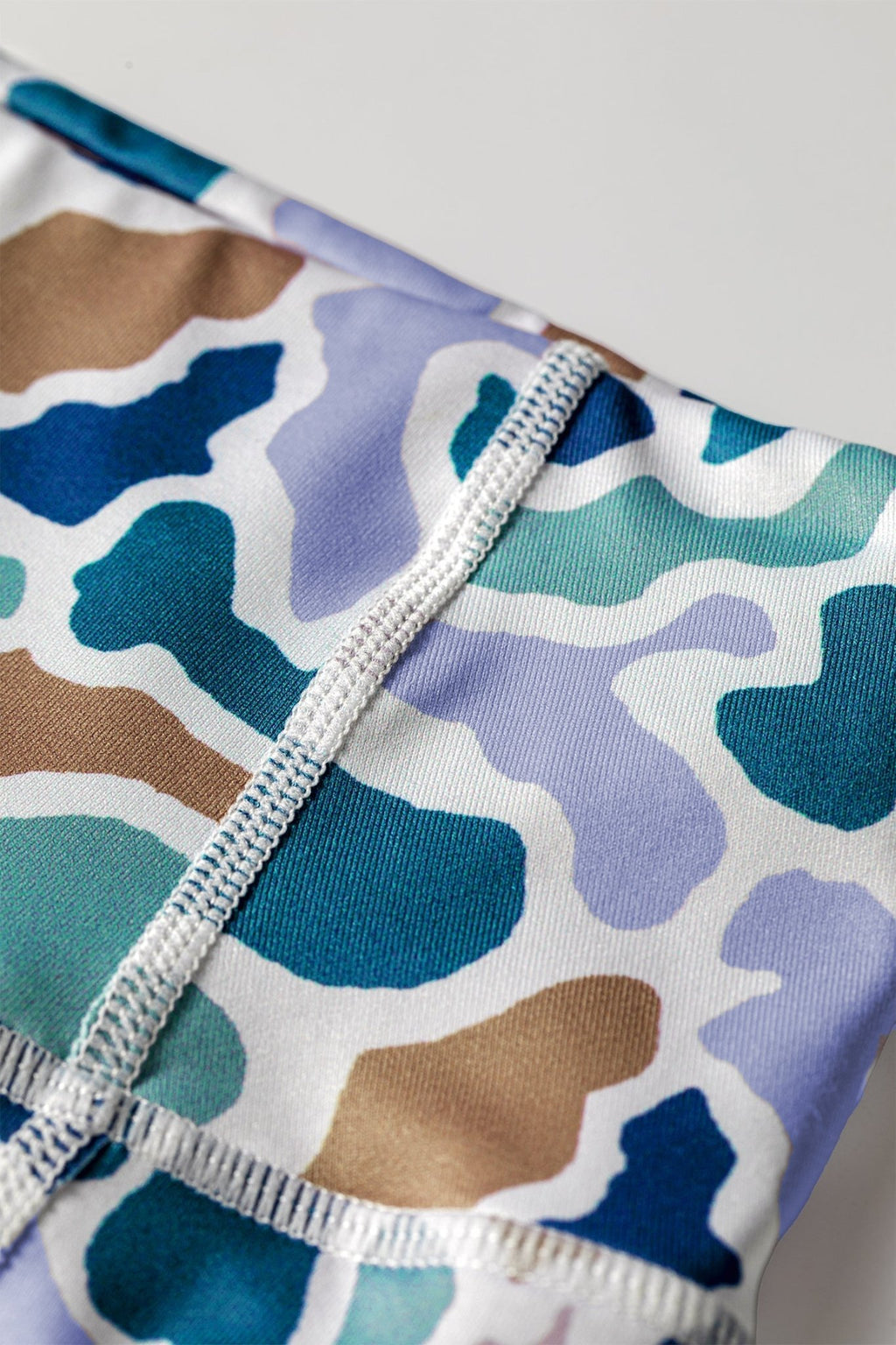 Abstract Camo Side Pocket Biker Shorts - Rooted & Reckless Co.