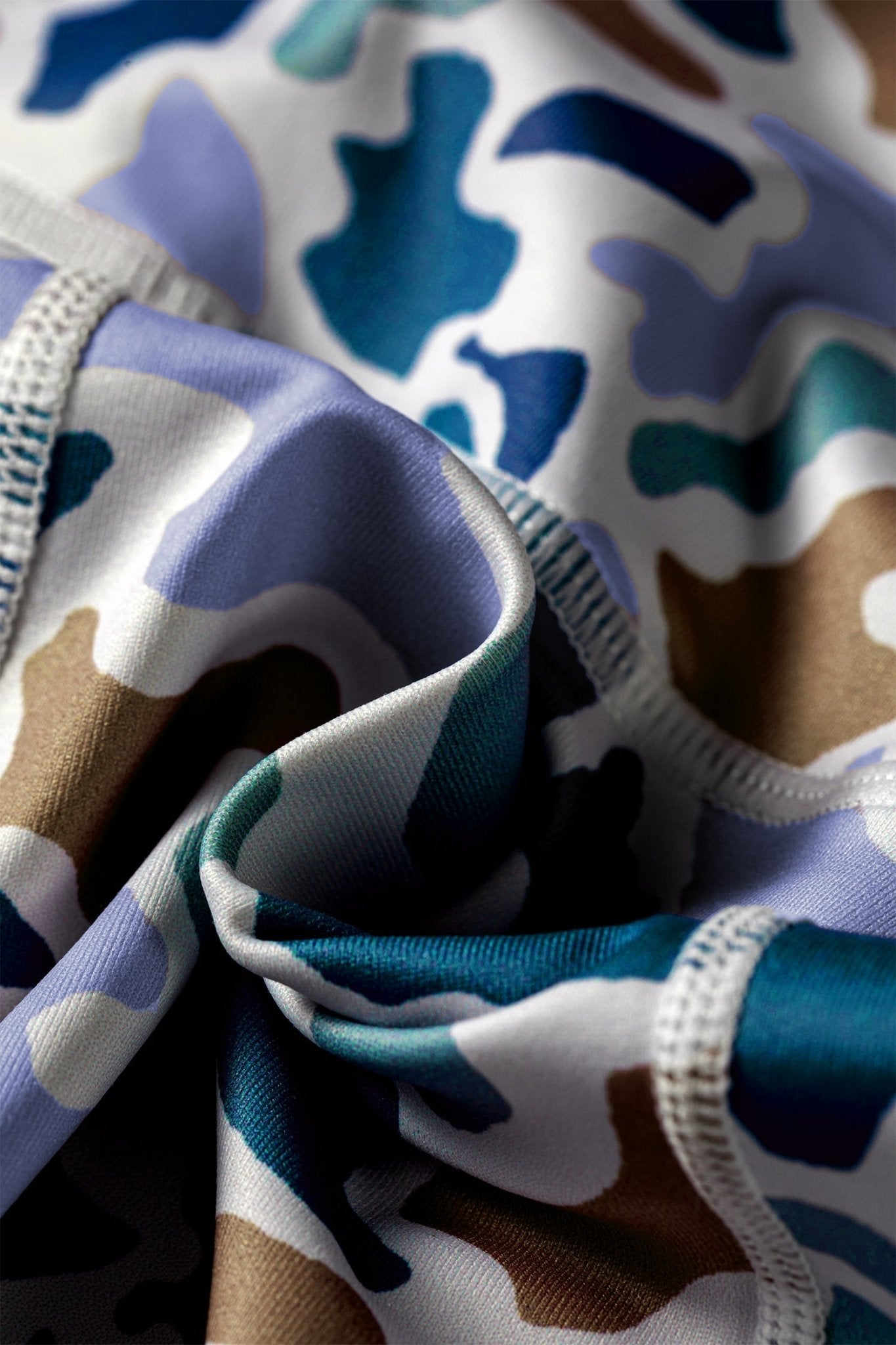 Abstract Camo Side Pocket Biker Shorts - Rooted & Reckless Co.