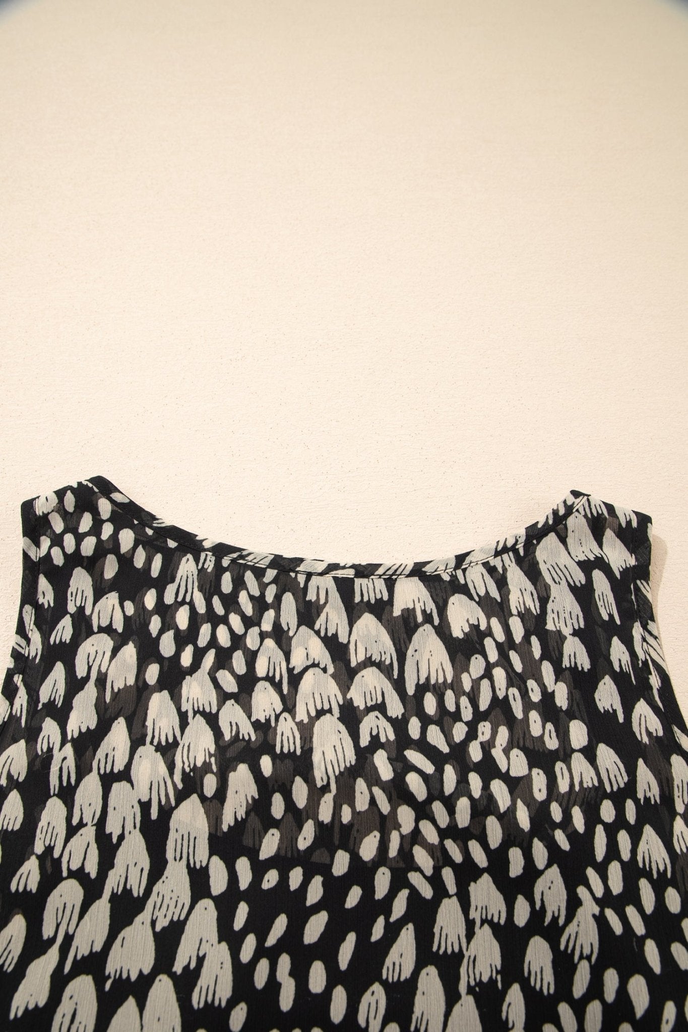Abstract Dotted Sleeveless Maxi Dress - Rooted & Reckless Co.