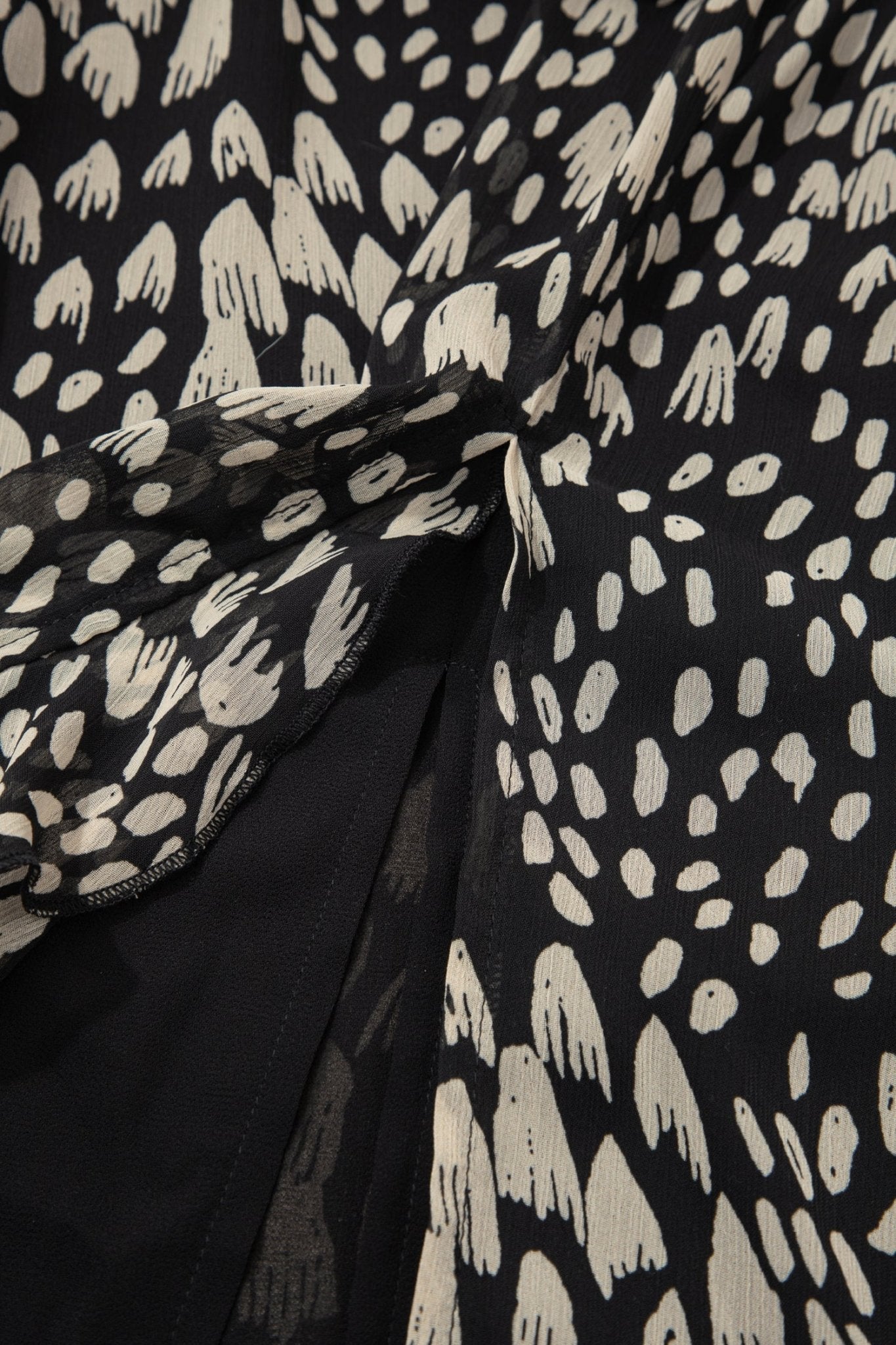Abstract Dotted Sleeveless Maxi Dress - Rooted & Reckless Co.