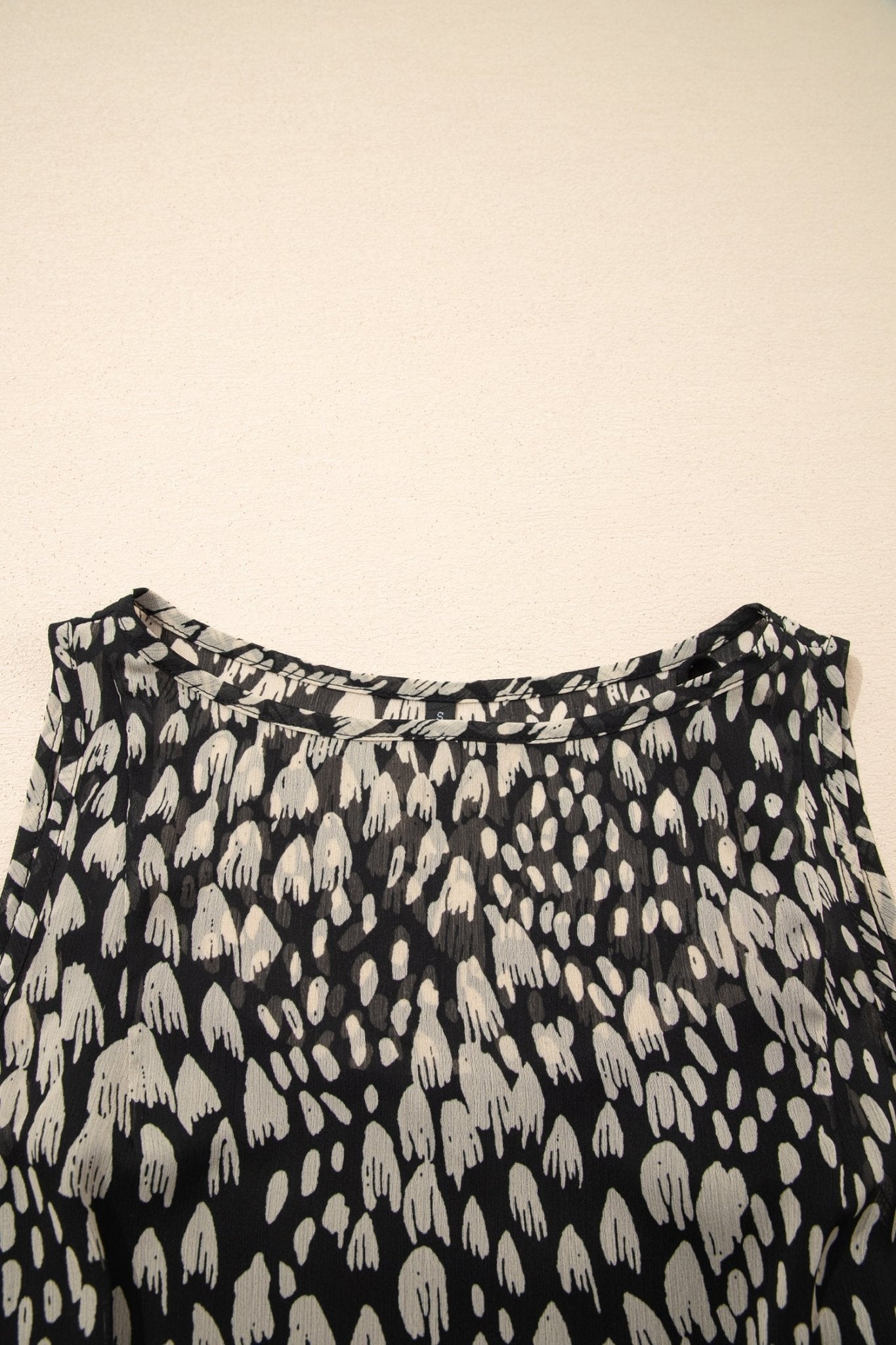 Abstract Dotted Sleeveless Maxi Dress - Rooted & Reckless Co.